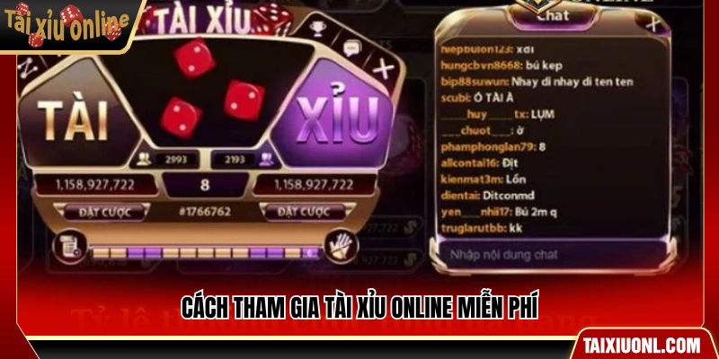 Hướng dẫn tham gia tài xỉu online miễn phí